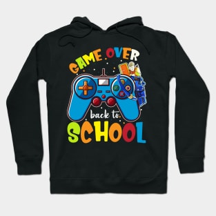 Back to School Funny Game Over Teacher Student Controller Hoodie